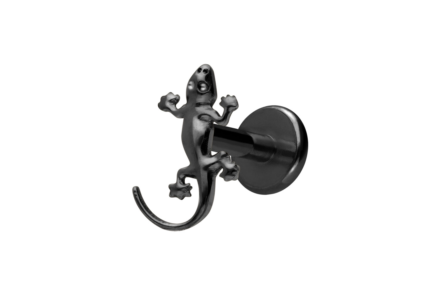 Titan Labret Piercing mit Innengewinde GECKO